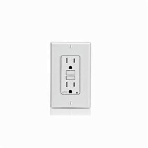 LEVITON Leviton AFTR1-W SmartlockPro AFCI Receptacle With LED Indicator 125 VAC 15 A