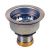 DEARBORN Dearborn 18 Deep Locking Cup Sink Basket Strainer Standard Stainless Steel Chrome-Plated