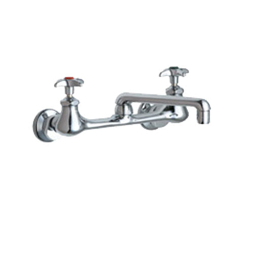 CHICAGO FAUCETS Chicago Faucets 940-ABCP wall-mounted manual laboratory faucet 8 inches centers