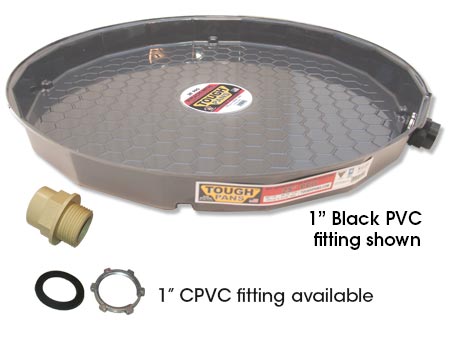 IPS CORPORATION IPS Corporation 87117 Toughpan Pro Wh Pan 25 PVC Adapter