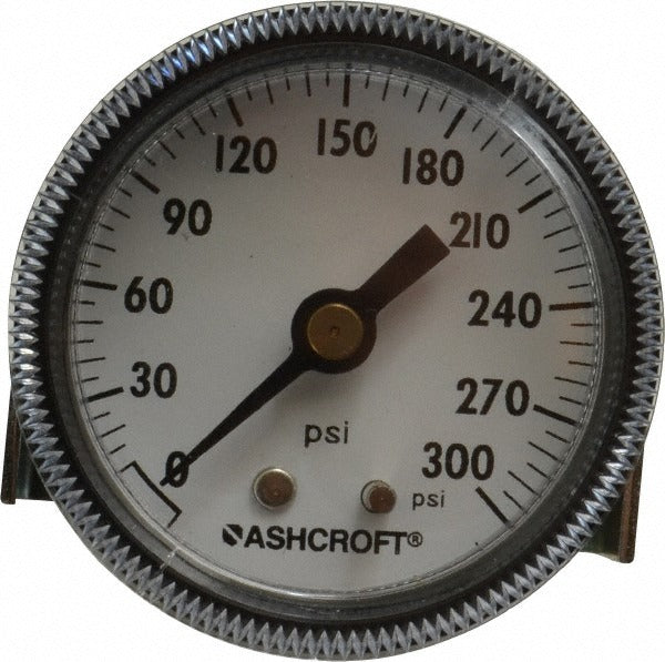 ASHCROFT Ashcroft 662876124374 Pressure Gauge 0-300 Psi 2 in