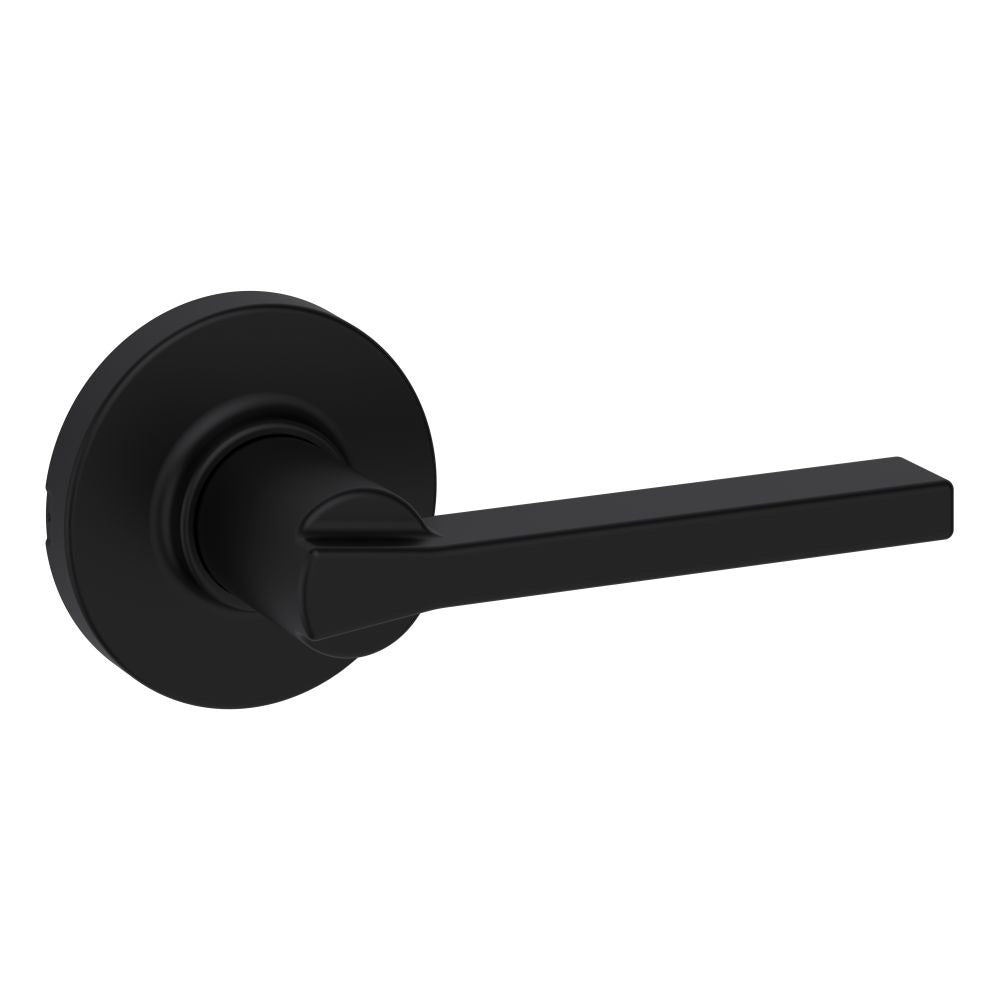 KWIKSET Kwikset 200CSLRDT-514 Casey Lever Passage Lock Matte Black