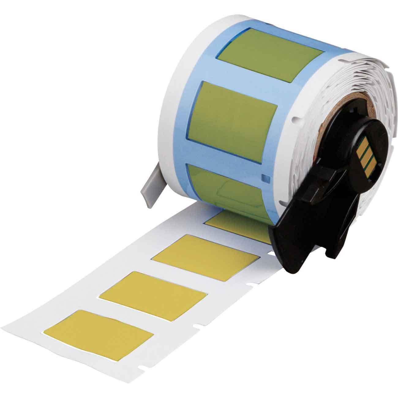 BRADY Brady PSPT-375-1-YL PermaSleeve heat shrink wire and cable labels 3/8 in dia x 1 in 100 per roll