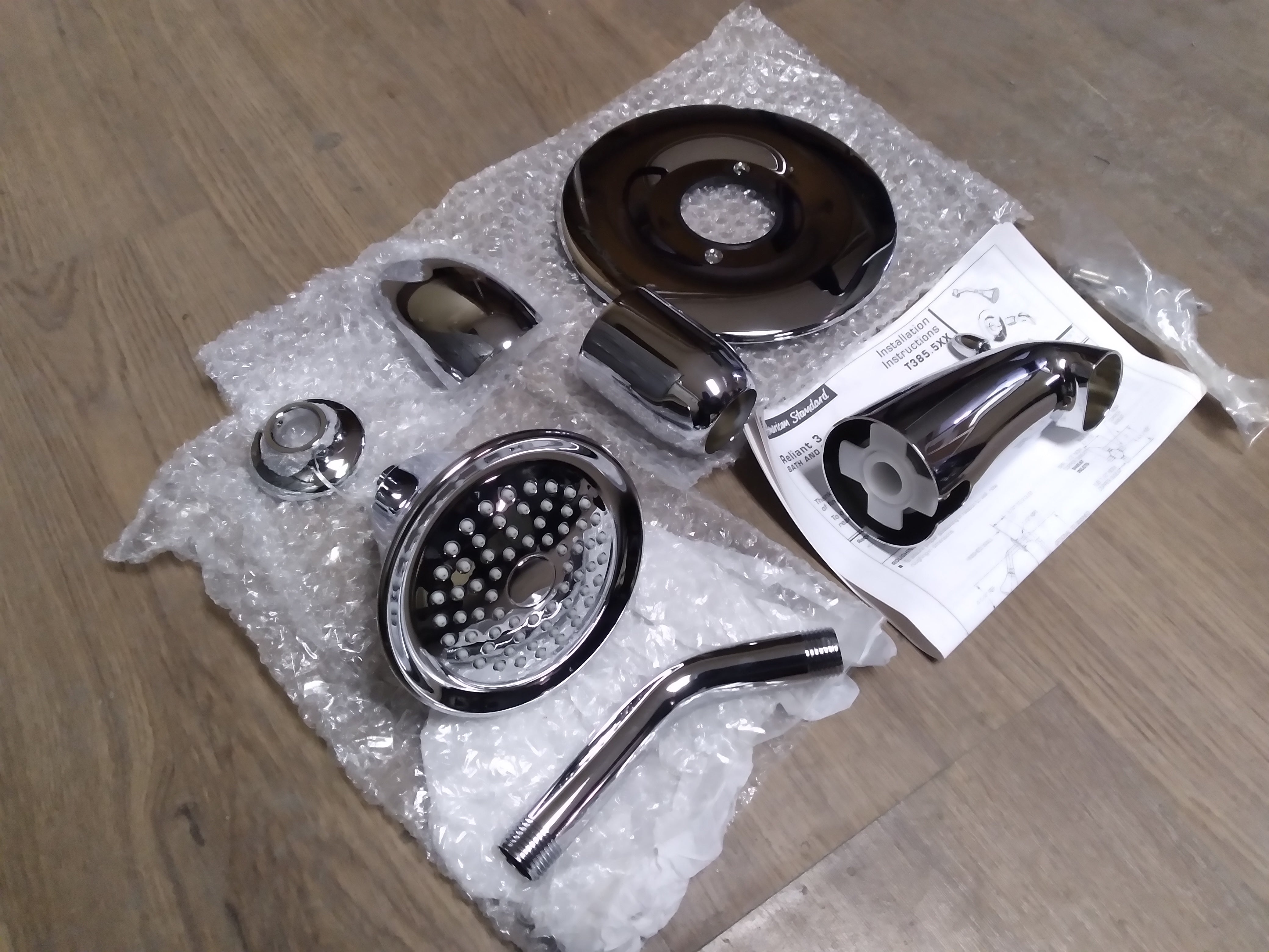 AMERICAN STANDARD American Standard T385WD502.002 Reliant 3 Chrome Bath and Shower Trim Kit with Shower Head