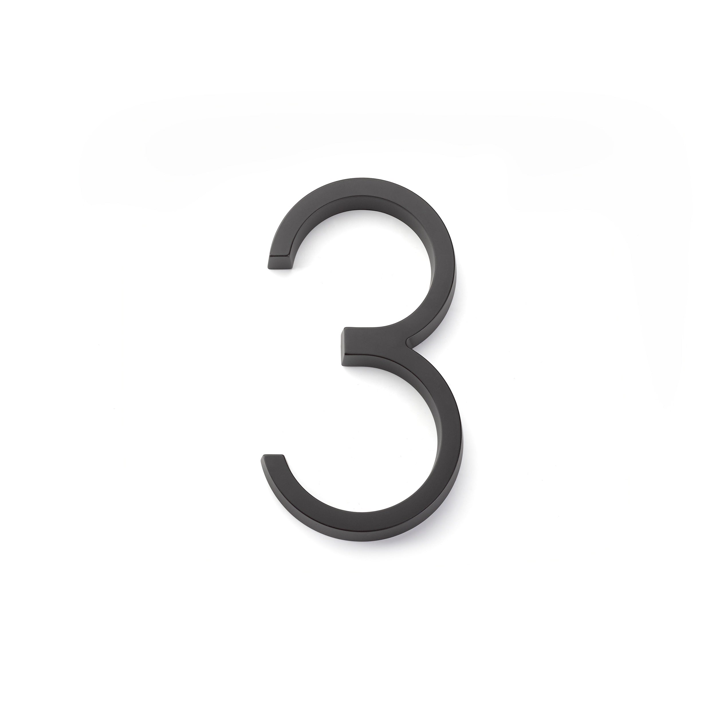 EMTEK Emtek 2833US19 Modern 3 House Number Flat Black
