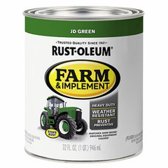 RUST-OLEUM Rust-oleum 280108 John Deere Green Enamel Paint 1 Qt