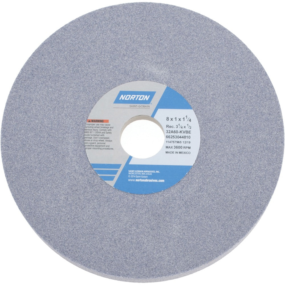 NORTON Norton 66253044810 Surface Grinding Wheel 8in 60 Grit