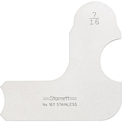 STARRETT Starrett 50643 Radius Gage 7/16 Inch Stainless Steel