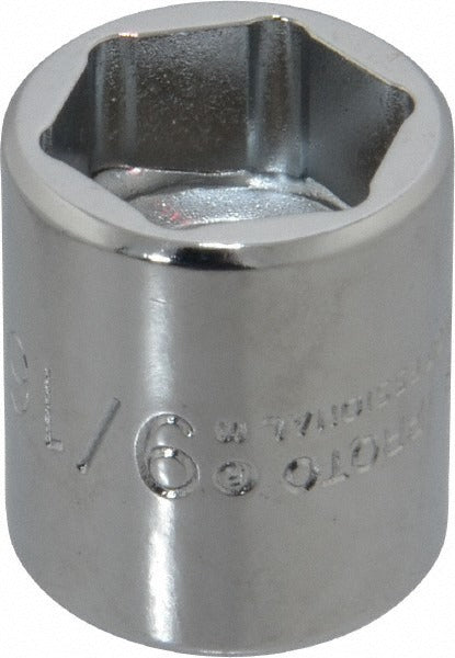 PROTO Proto J5218HS 9/16 in 6-point 3/8 Drive Hand Socket