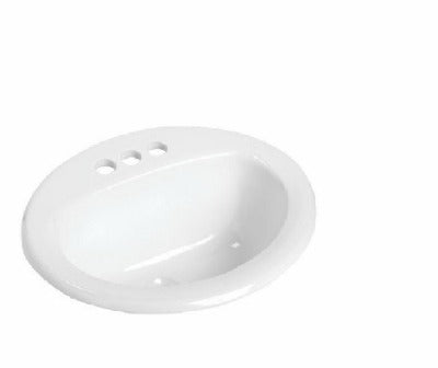 MANSFIELD Mansfield Plumbing Products 2237 Oval Drop-in Lavatory