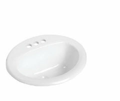 MANSFIELD Mansfield Plumbing Products 2237 Oval Drop-in Lavatory