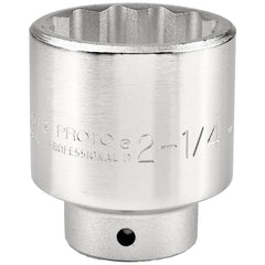 PROTO Proto J5572 Hand Socket 2-1/4 in 12-point 3/4 Drive