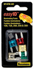 BUSSMANN Cooper Bussmann BP/ATM-AID Mini Blade Fuse Assortment 5pc