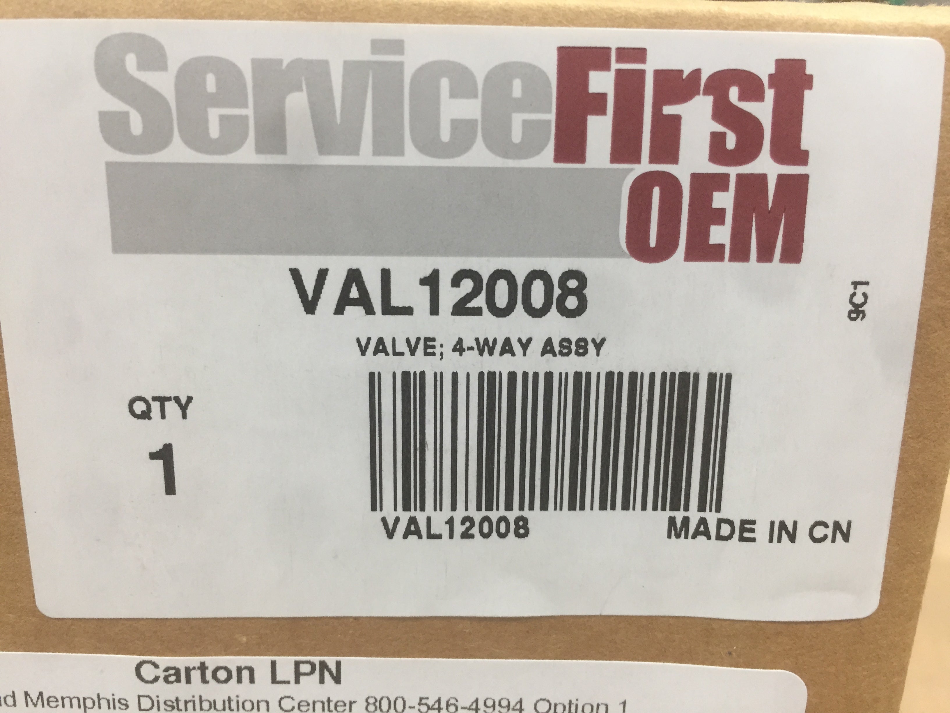 SERVICE FIRST VAL12008 REVERSING VALVES