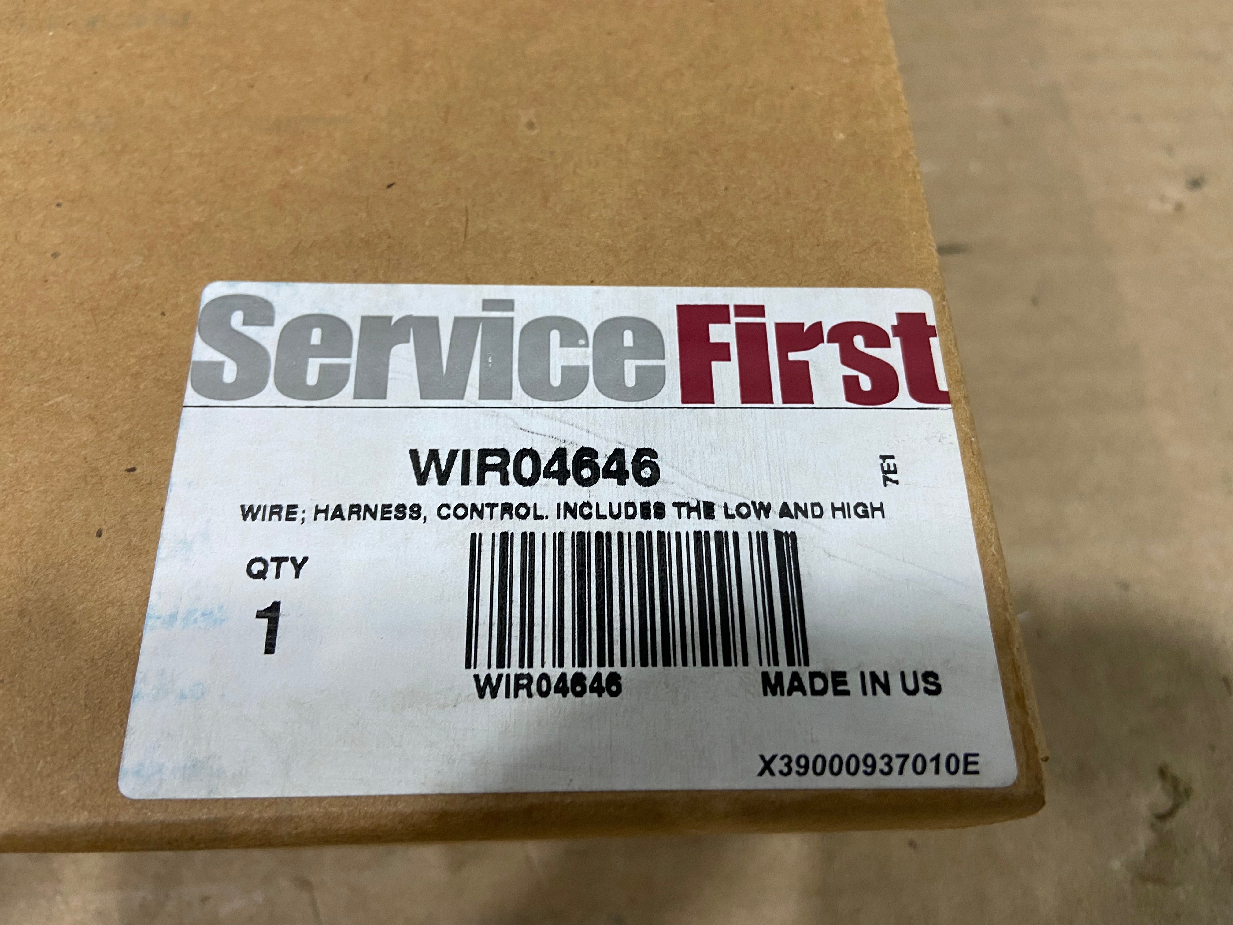 SERVICE FIRST Service First WIR04646 Wiring Harness For Trane Heat Pump
