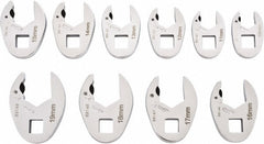 GEARWRENCH Gearwrench 89119 Open End Crowfoot Wrench Set 10 Pc