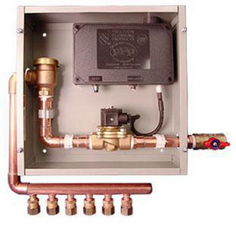 PRECISION PLUMBING PRODUCTS Precision Plumbing Products PTS-12-625 Prime-Time Trap Primer Valve 120/220V (3/4 in x 5/8 in x 12 in) PPTS12E