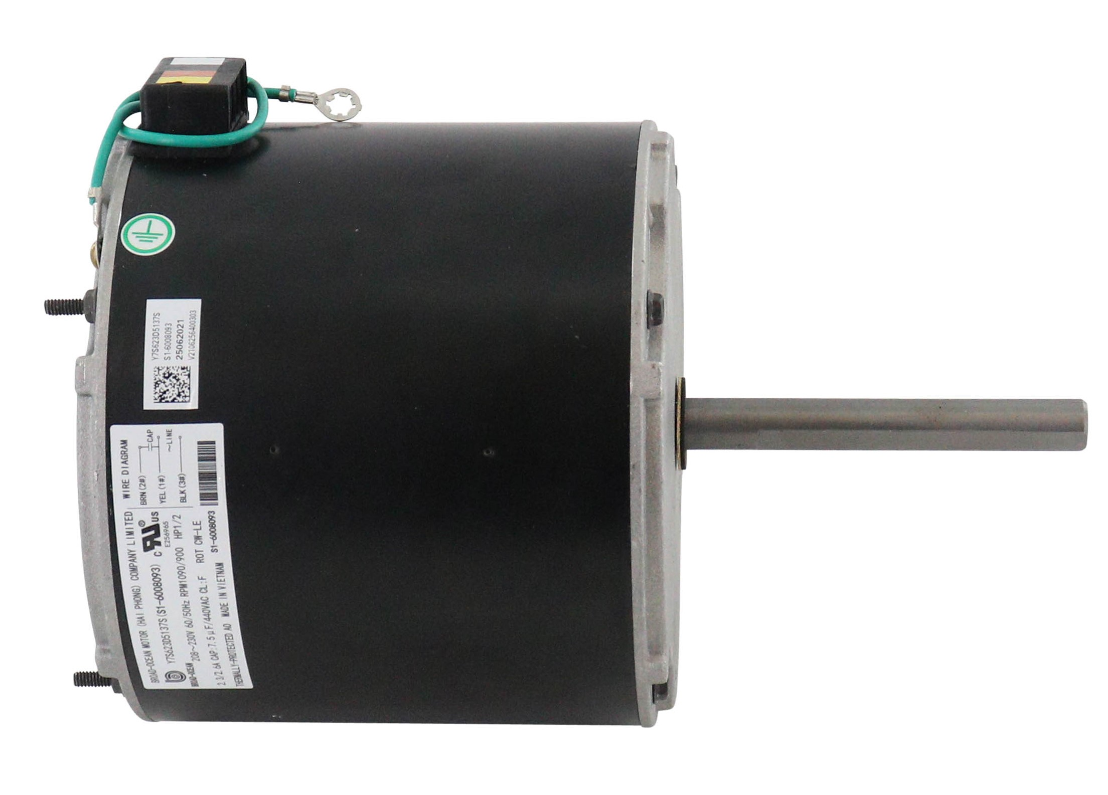 YORK York S1-6008093 Condenser Fan Motor 1/2 HP (12.0 x 11.0 x 11.0 in) YORS1-6008093