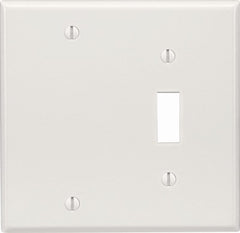 LEVITON Leviton Mfg Co 002-88006-000 2-gang Wall Plate Toggle Blank