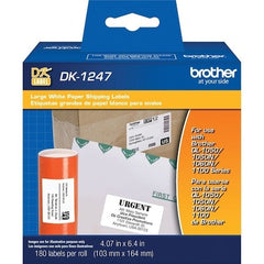 BROTHER Brother BRTDK1247 Labels Shipping Diecut Large (180 Pack)