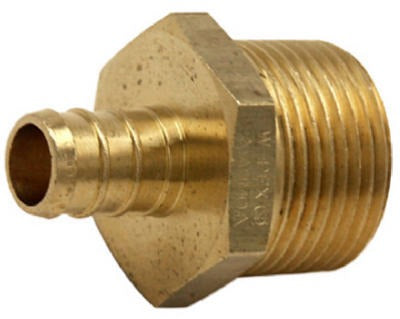 SHARKBITE Sharkbite/cash Acme UC116LFA 1/2 Barb X 3/4 Mpt Pex Adapter