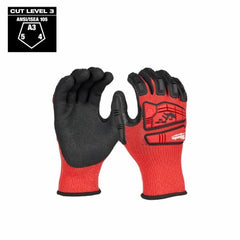 MILWAUKEE Milwaukee 48-73-8133 Nitrile Impact Gloves Cut Level 3 Xl