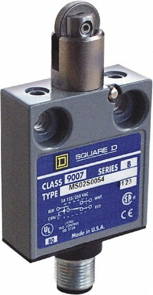 SCHNEIDER ELECTRIC Square D 9007ML02S0100 Limit Switch Spdt Nc Roller Plunger