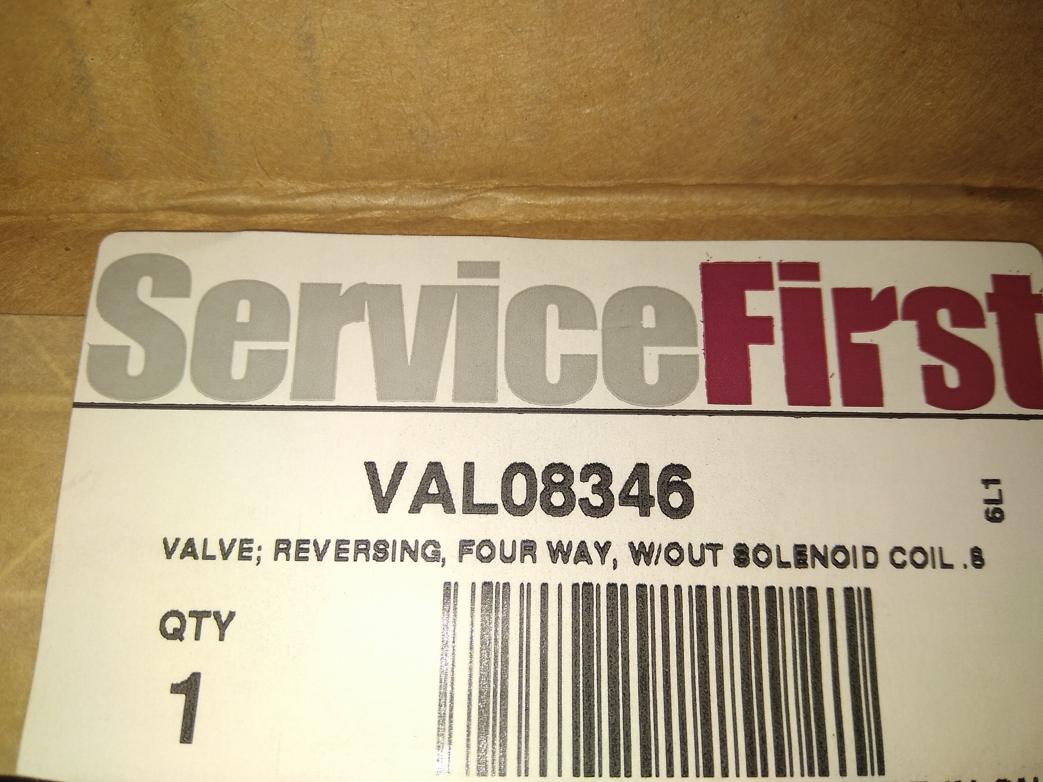 SERVICE FIRST Service First VAL08346 4 Way Reversing Valve Less Coil