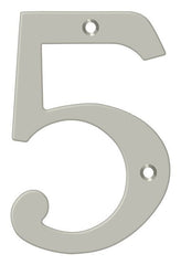 DELTANA Deltana RN4-5U15 4 Inch Solid Brass House Number