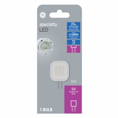 GE G E Lighting 93130146 Led T2.5 G4 3W 320 Lumens 3000K 12V Bulb