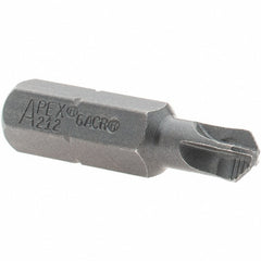 APEX Apex 212-6-ACR Screwdriver Insert Bit 6 Mm 1/4 in Drive