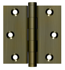 DELTANA Deltana DSB35 Square Hinge 3x3 Inches Antique Brass