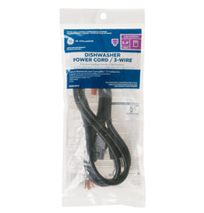 GE APPLIANCES Ge Appliances WX09X70910 Dishwasher Power Cord 13 Amp (5 ft 4 in) Replacement WX09X70910