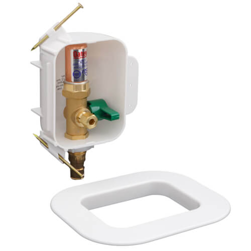 OATEY Oatey 39128 I2K F1960 PEX Connection Ice Maker Supply Box with Hammer Arrestor