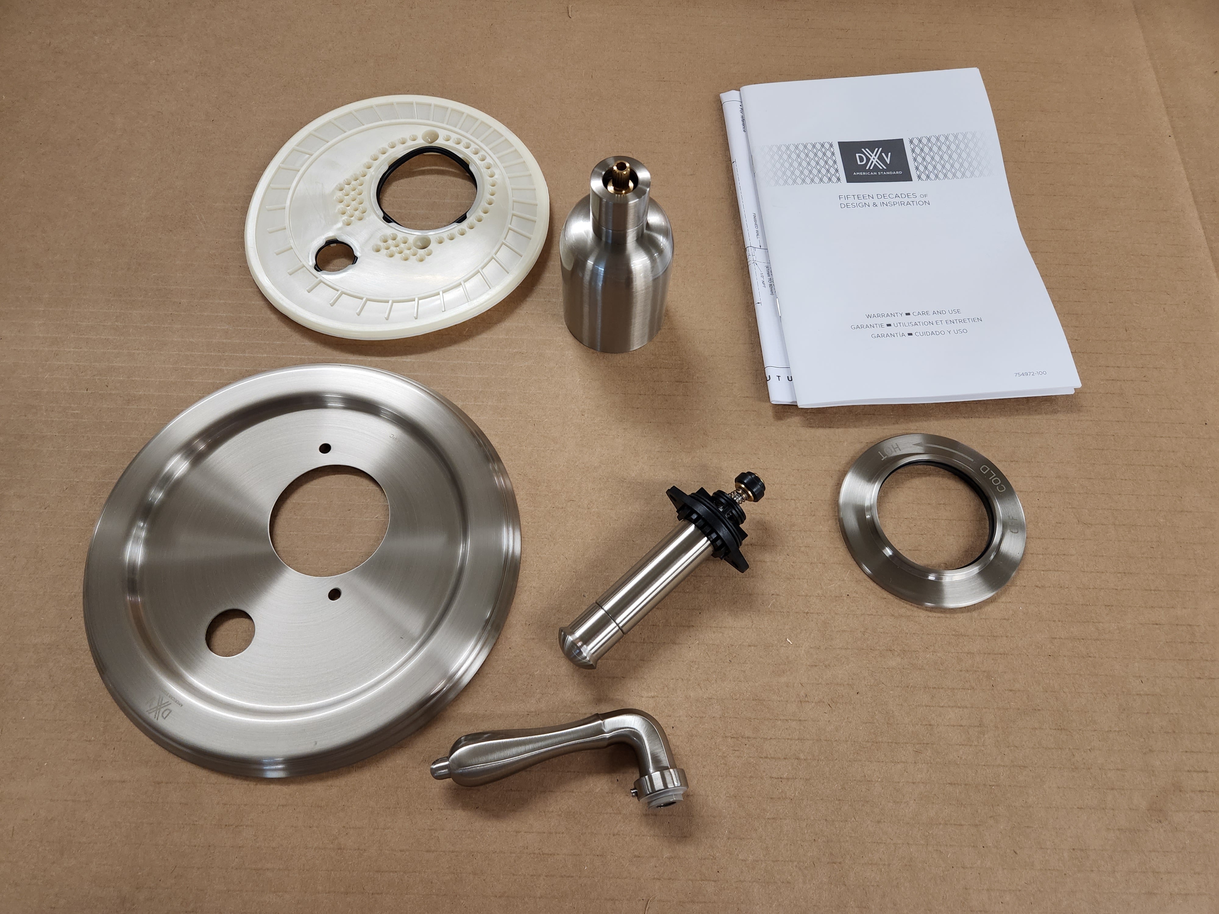 AMERICAN STANDARD AMERICAN STANDARD D35101600.144 ASHBEE BRUSHED NICKEL PB TUB/SHOWER VALVE TRIM LEVER HANDLE