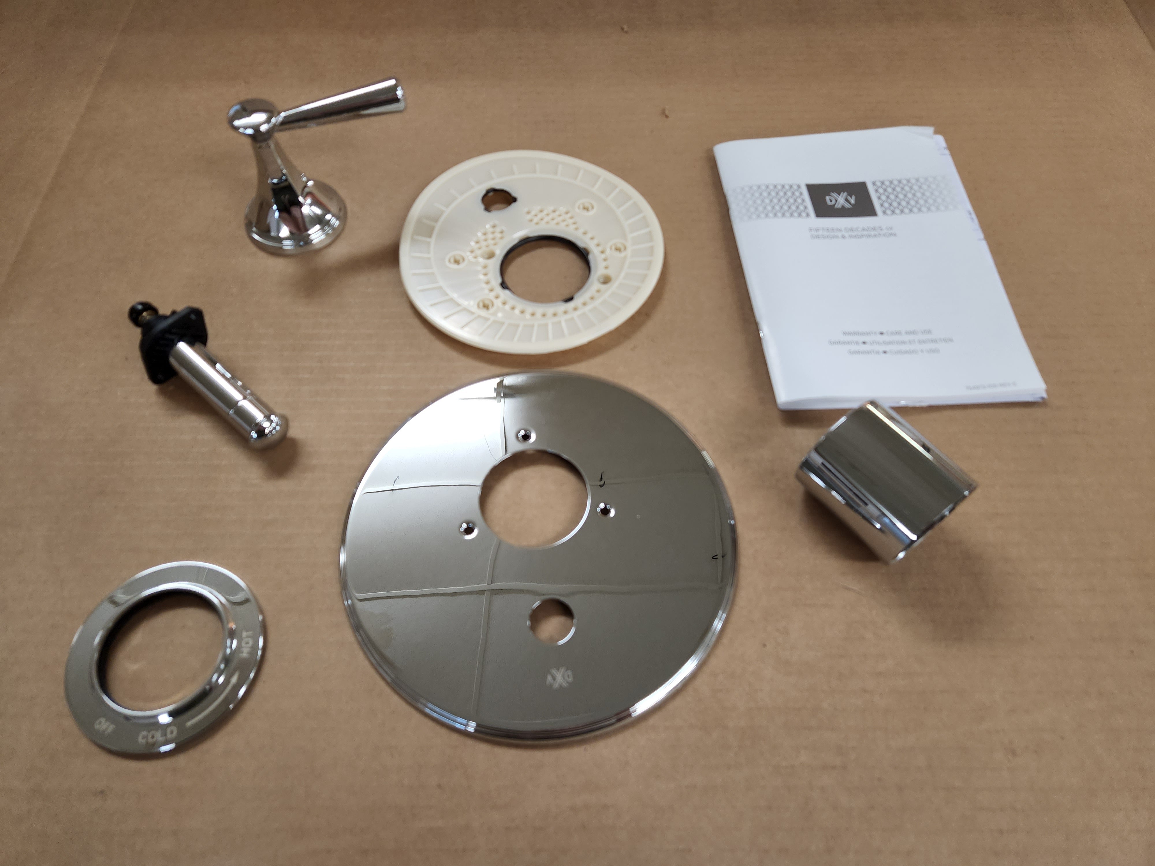 AMERICAN STANDARD American Standard D35160600.100 Fitzgerald Polished Chrome Pressure Balance Tub/Shower Valve Trim