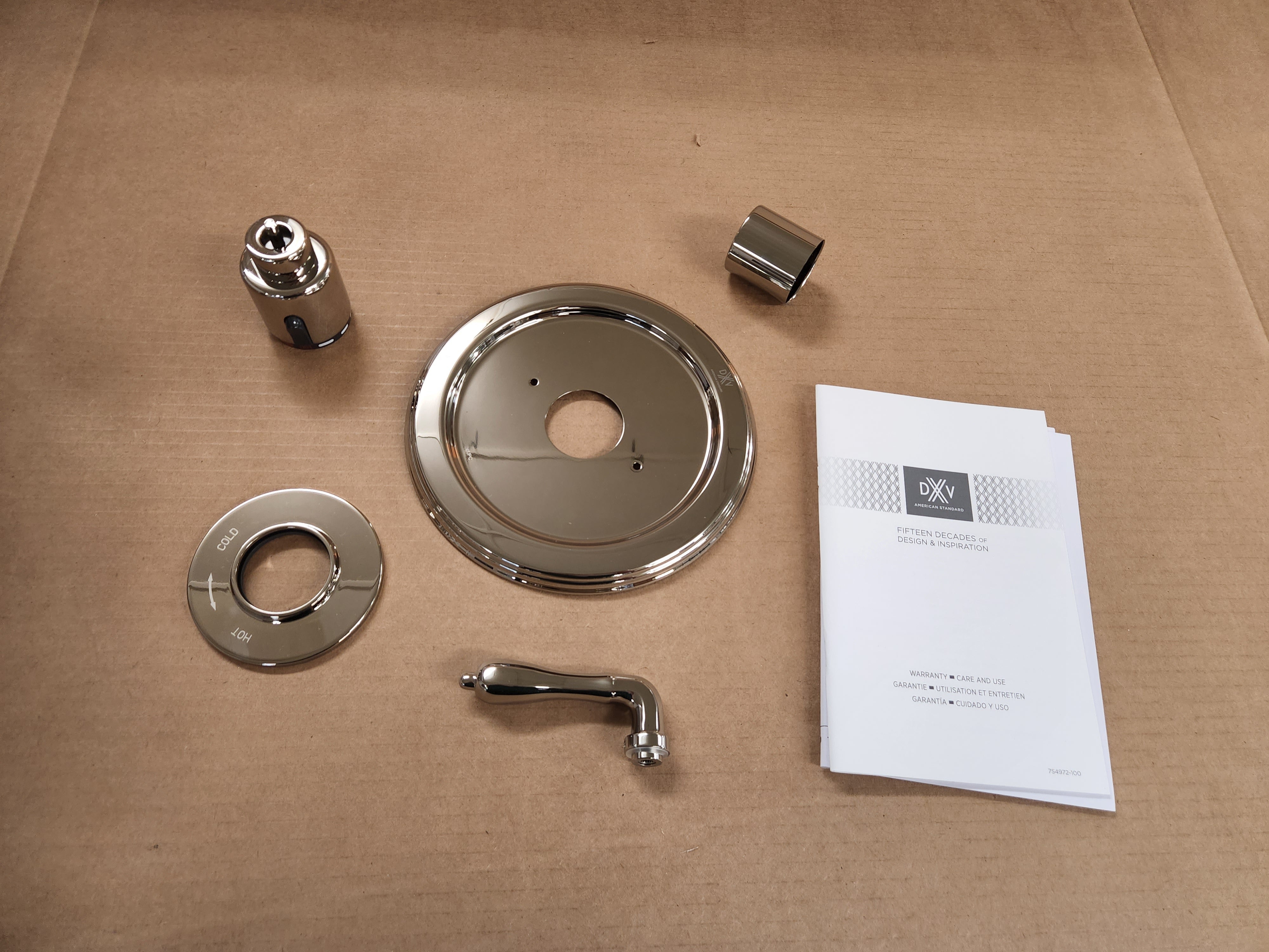 AMERICAN STANDARD American Standard D35101510.150 Ashbee Platinum Nickel Thermo Valve Trim Lever Handle