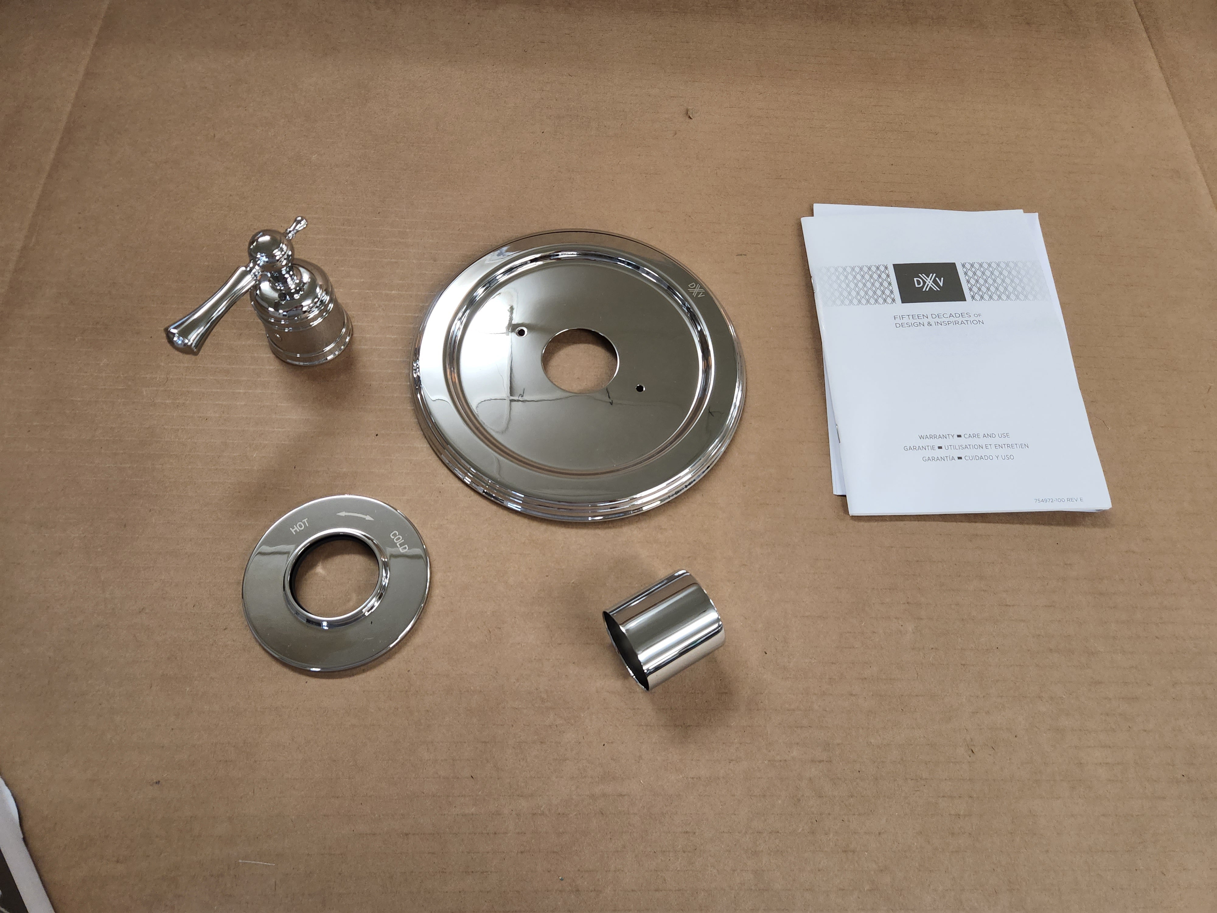 AMERICAN STANDARD American Standard D35102510.100 Randall Polished Chrome Thermo Valve Trim Lever Handle
