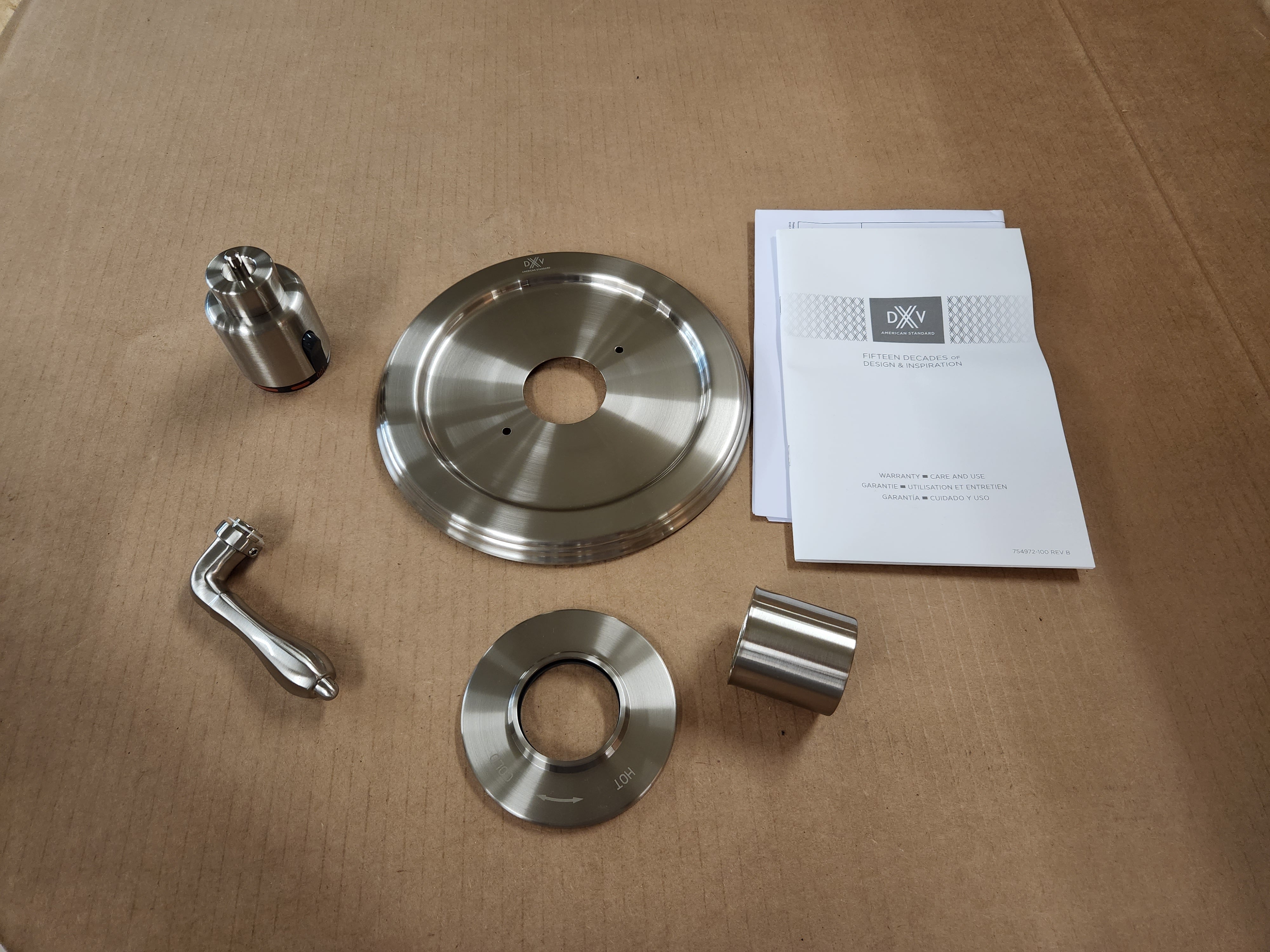 AMERICAN STANDARD American Standard D35101510.144 Ashbee Brushed Nickel Thermo Valve Trim Lever Handle