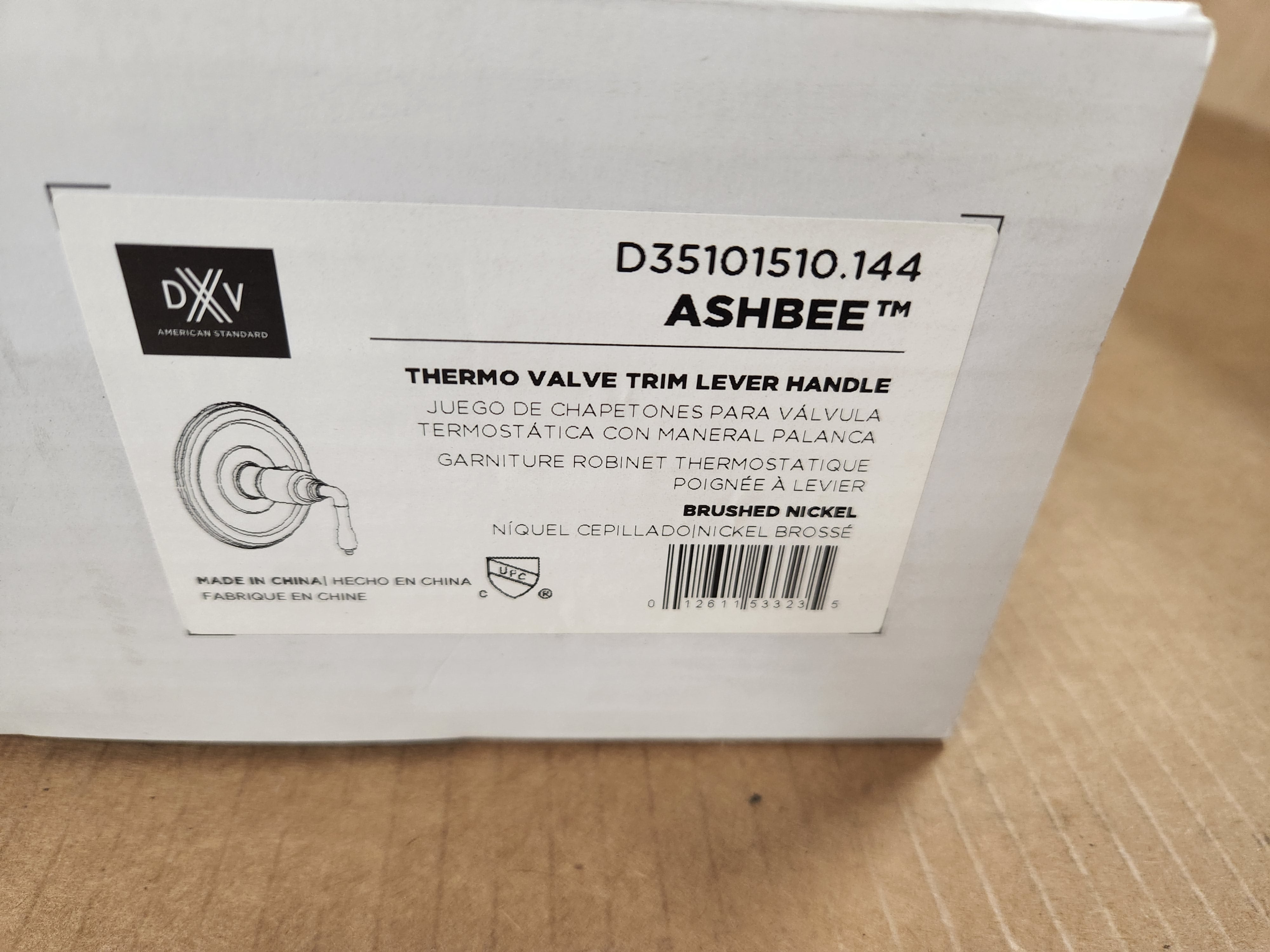 AMERICAN STANDARD American Standard D35101510.144 Ashbee Brushed Nickel Thermo Valve Trim Lever Handle