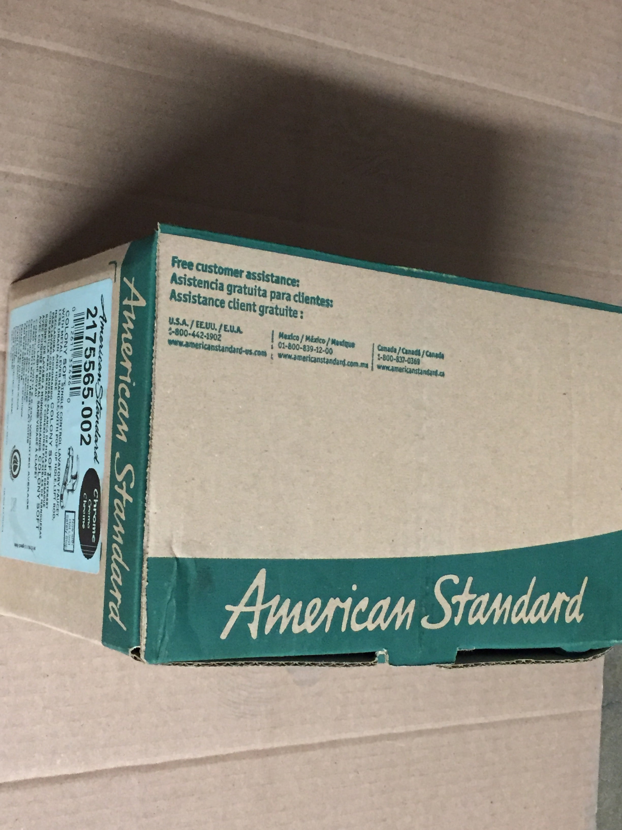 AMERICAN STANDARD American Standard 2175565.002 Colony Soft Chrome Single Control Bathroom Faucet