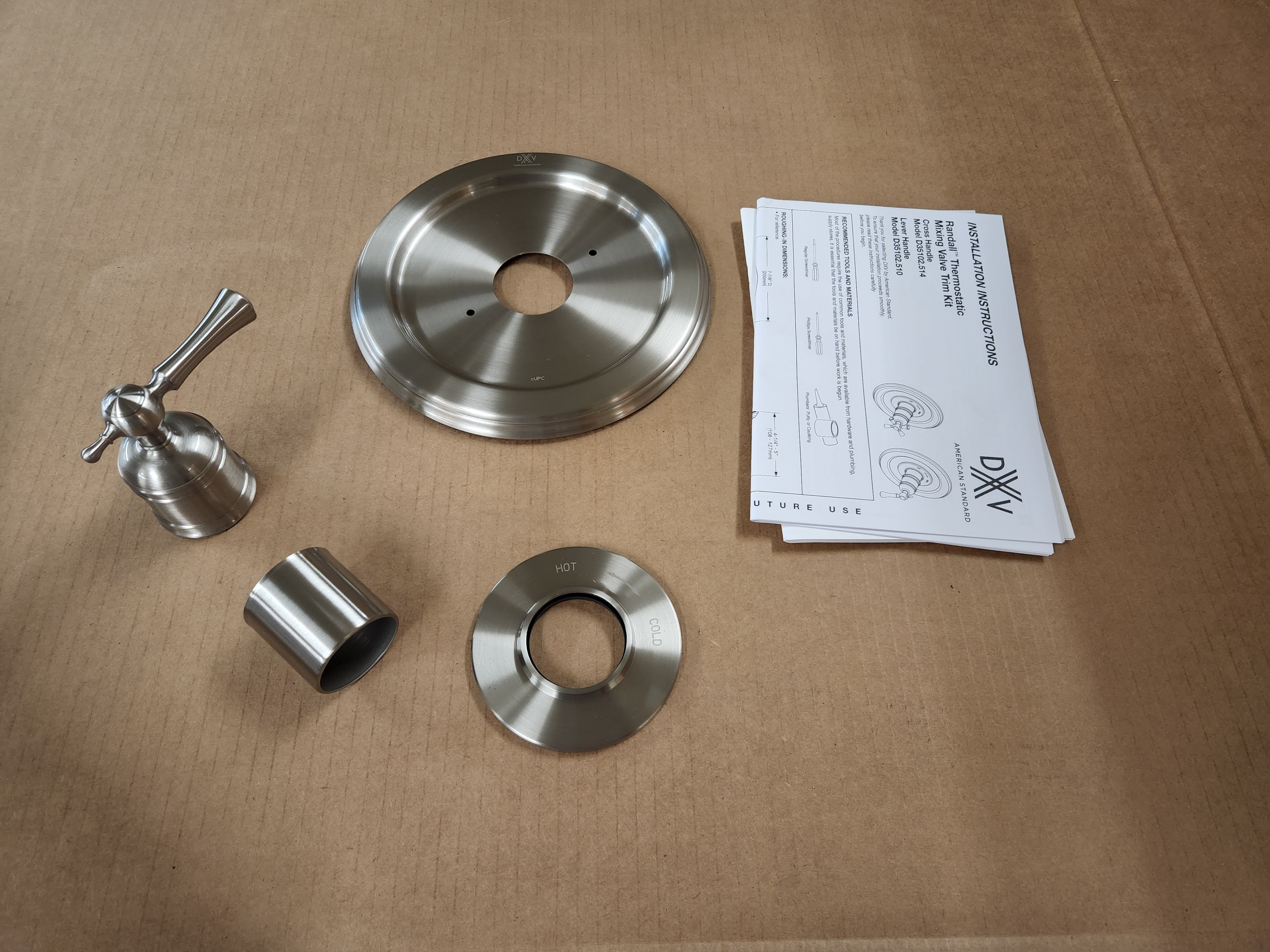 AMERICAN STANDARD American Standard D35102510.144 Randall Brushed Nickel Thermo Valve Trim Lever Handle