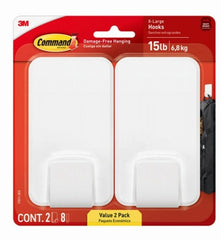 3M 3M Company 17011-2ES Command Utility Hook 15 Lb White 2 Pack