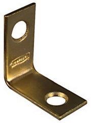 NATIONAL HARDWARE National Mfg N213-389 Solid Brass Corner Bracket 4 Pack