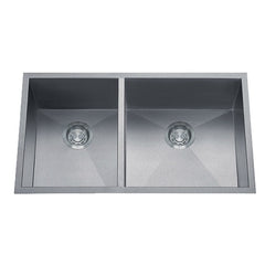 DAKOTA Dakota Plumbing Products DSZ-4060SV Zoria 40/60 Undermount Sink