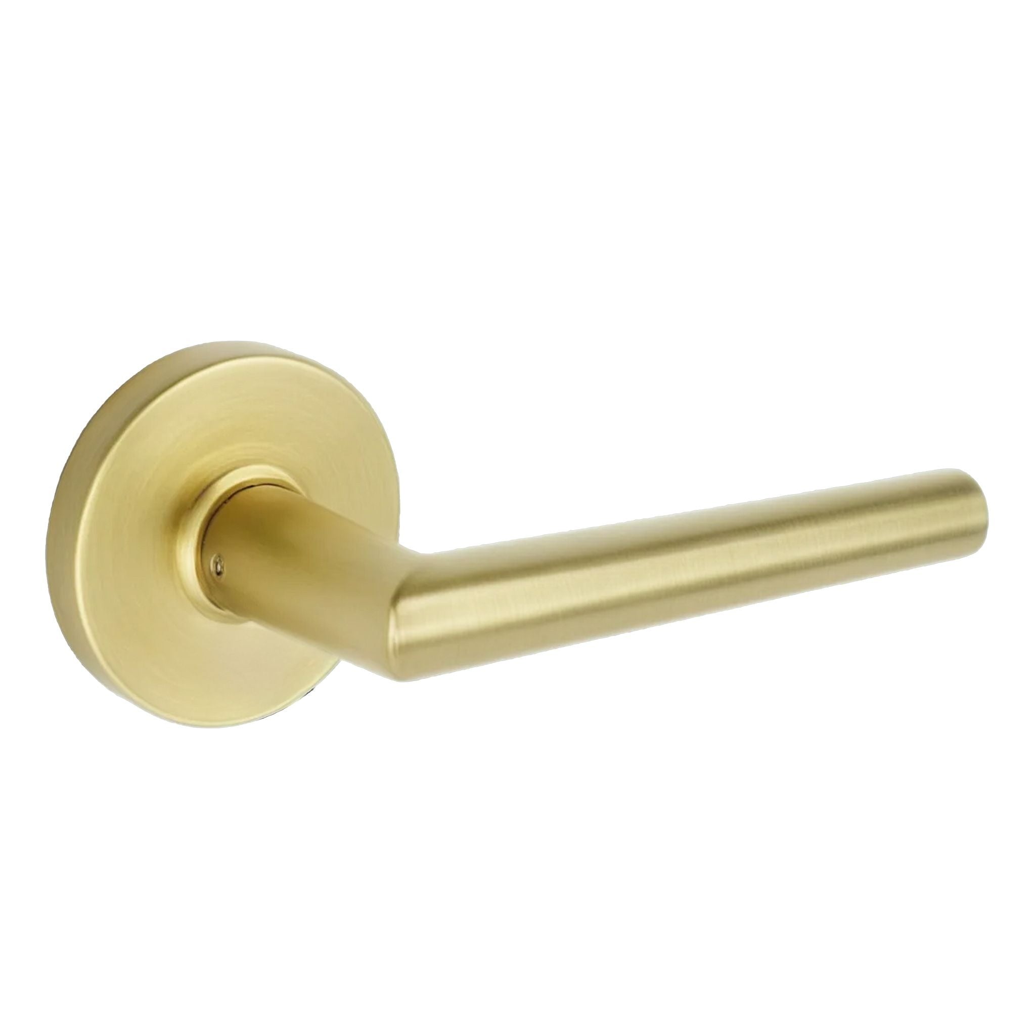 EMTEK Emtek EE3320LENSB Dummy Lock Lennon Lever Satin Brass