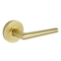 EMTEK Emtek EE3320LENSB Dummy Lock Lennon Lever Satin Brass