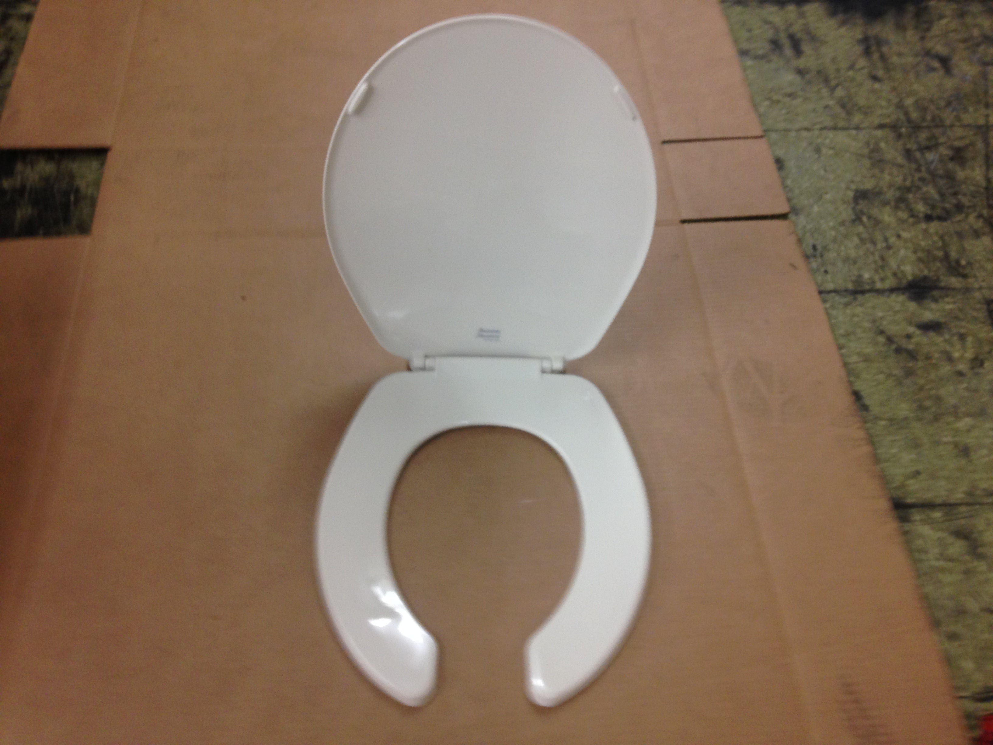 AMERICAN STANDARD American Standard 11002.021 Open Toilet Seat W/Cover Color: Bone