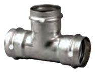 PPS Pps 85607 Stainless Steel Press Tee 2 in 304 Ss