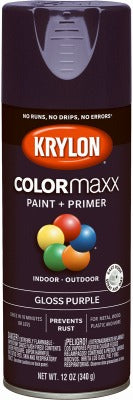 KRYLON Krylon K05533007 Purple Gloss Spray Paint 12 Oz